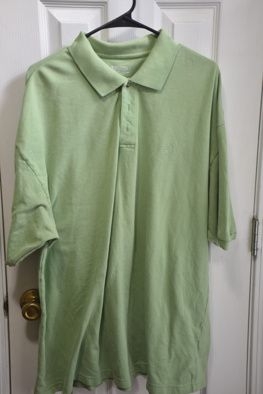 Big Green Clothing Golf Polo Shirt Green 3X LSC361